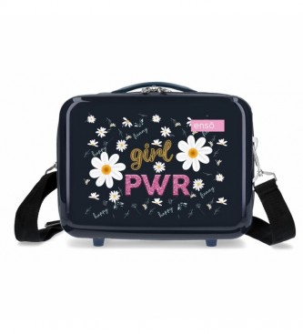 Enso para hombre/niño. 9023921 Neceser ABS Girl Power azul -29x21x15cm- (OSFA), Casual, ABS/Policarbonato, moda infantil, Enso outlet 2024.