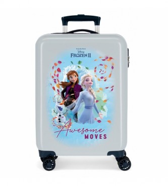 Joumma Bags para hombre/niño. 4051721 Maleta de Cabina Frozen Awesome Moves rígida azul -38x55x20cm- (OSFA), Casual, ABS/Policarbonato, moda