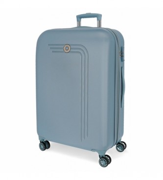 Movom unisex. 5999263 Maleta Mediana Riga Rígida azul claro -49x90x27cm- (OSFA), Casual, ABS/Policarbonato, Mediano, Turquesa, Marino, Movom