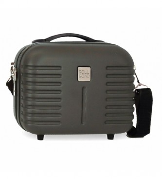 Roll Road unisex. 5083922 Neceser ABS India Adaptable antracita -29x21x15cm- (OSFA), Casual, Gris, ABS/Policarbonato, Roll Road outlet 2024.