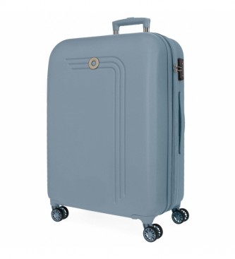 Movom unisex. 5999363 Maleta Grande Riga Rígida Azul Claro -56X80X29Cm- (OSFA), Casual, ABS/Policarbonato, Marino, Movom outlet 2024.