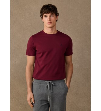 Hackett London Camiseta H Small Logo burdeos