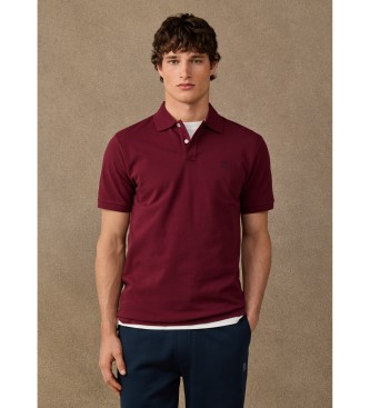Hackett London Polo H Logo burdeos