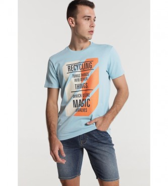 Six Valves para homem. T-shirt 118023 Azul Six Valves