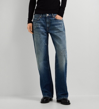 Jeans Loose Straight Nicky Bandana