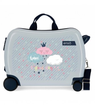Enso para hombre/niño. 9069821 Maleta infantil Good Day -38x50x20cm- (OSFA), Casual, Gris, ABS/Policarbonato, moda infantil, Enso outlet 202