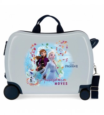Joumma Bags para hombre/niño. 4059821 Maleta Infantil Frozen Awesome Moves con 2 ruedas multidireccionales -38x50x20cm- (OSFA), Casual, Gris