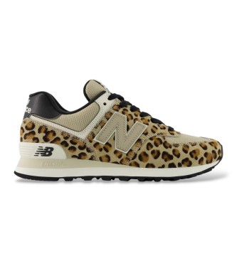 New Balance Per Donna. W574V2_LI Sneaker 574 Marrone (40.5), Tessuto, Basso, Stringhe, Casual
