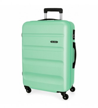 Roll Road unisex. 584926B Maleta Mediana Rígida 65cm Flex Turquesa (OSFA), Casual, Verde, Sintético, ABS/Policarbonato, Mediano, Roll Road o