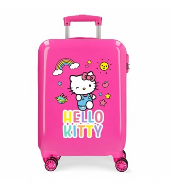 Joumma Bags para niña. 2151722 Maleta de Cabina Hello Kitty You are Cute rígida fucsia -38x55x20cm- (OSFA), Casual, Rosa, ABS/Policarbonato,