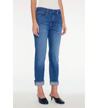 Jeans Boyfriend de talle medio azul (24), Casual, 7 For All Mankind outlet 2024.