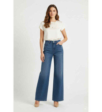 7 For All Mankind para mujer. 7UG20E381BB Jeans Stretch Denim Lotta Wide-leg azul (25), Casual, Algodón
