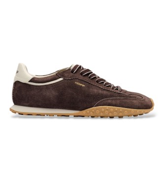 HOFF Zapatillas de Piel Bridge Fl marrón oscuro
