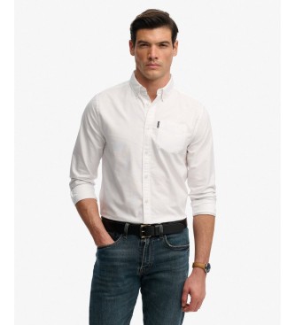 Superdry Camisa Essentials Oxford blanco