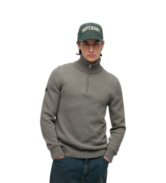 Superdry Jersey Henley gris