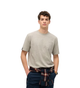 Superdry Camiseta Merchant Pocket gris