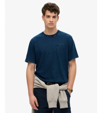 Superdry Camiseta Merchant Pocket marino