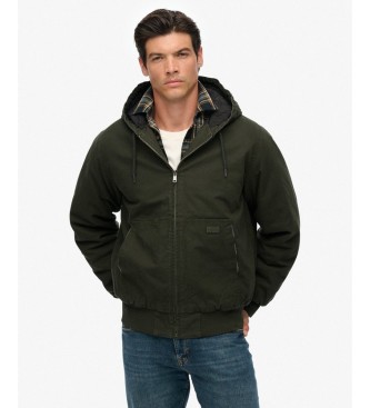 Superdry Chaqueta Canvas Surplus Hooded verde