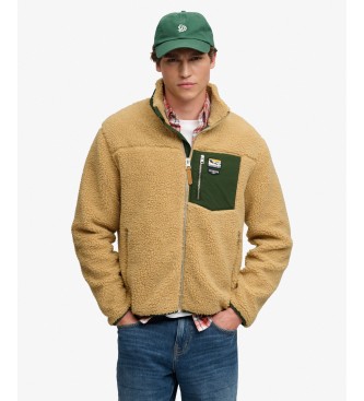 Superdry Forro polar Mountain Full beige