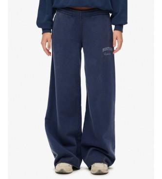Superdry Pantalón Jogger Athletic Flare marino