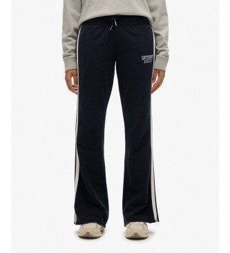 Superdry Pantalón Jogger Athletic Stripe Flare marino