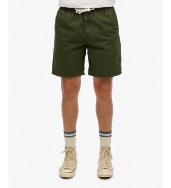 Superdry Bermudas Essentials Walk verde