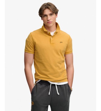 Superdry Polo Classic Pique amarillo