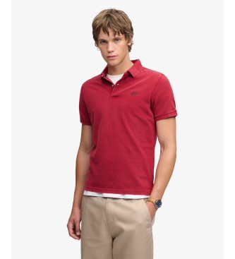 Superdry Polo Classic Pique rojo