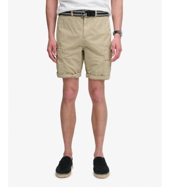 Superdry Bermudas cargo Ripstop Light beige