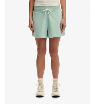 Superdry para mujer. W7110515A Short Studios verde (L), Casual, Algodón Orgánico