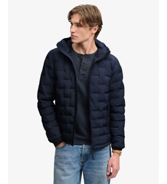 Superdry Chaqueta con capucha Hooded Heat Weld Padded marino