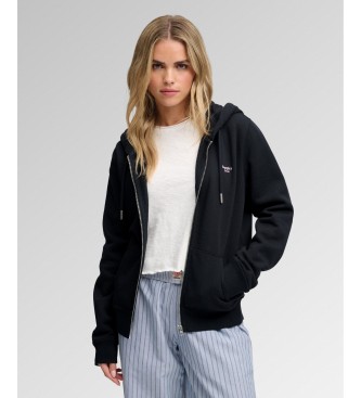 Superdry For Woman. W2012780A Navy Signature Zip-up Hoodie (M), Casual, Cotton