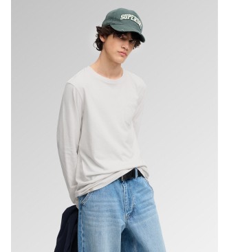 Långärmad T-shirt med ficka