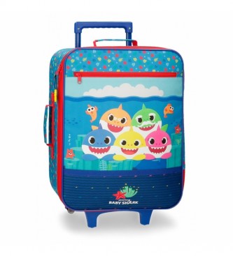 Joumma Bags para niños. Maleta de cabina Baby Shark Happy Family -35x