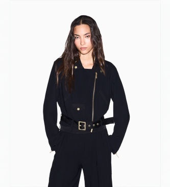 Armani Exchange Giubbino Up For Party Modello Blouson Con Zip - Immagine 3