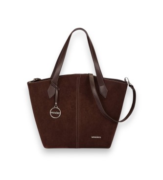 Wondersvoor vrouwen. WB-56006 Bruine Dune tas (OSFA), Casual