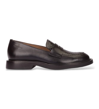 Wonders A-5301 Mocasines de Piel Oregon negro