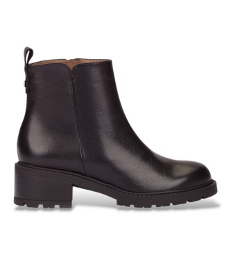 Wonders para mujer. D-1442 Botines de Piel Alice negro (36), 3 a 5cm, Cremallera, Casual