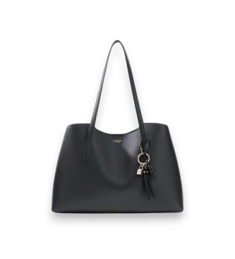 Guess para mujer. HWBG9735230 Bolso tote 2 en 1 Melody negro (OSFA), Casual, Poliuretano