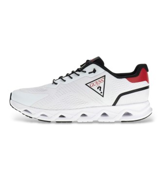 Guess para hombre. FMTEASELE12 Zapatillas Ease blanco (40), Tela, Plano, Cordones, Casual