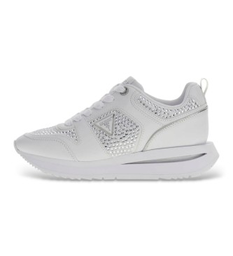 Guess para mujer. FLTEV2ELE12 Zapatillas Evory blanco (36), Plano, Cordones, Casual