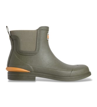 Barbour para mujer. LRF0129 Botines Abbeyfield Welly verde oscuro (37), Plano, Ninguno, Casual, Outdoor