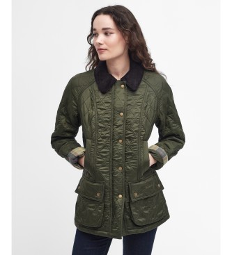 Barbour Chaqueta Beadnell Polarquilt verde oliva