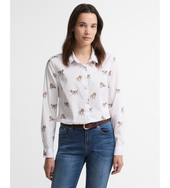 Barbour Camisa Brambles blanco