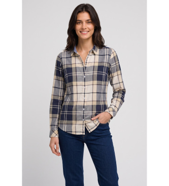 Barbour Camisa Bredon beige