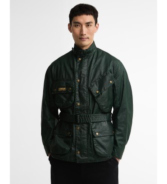 Barbour Chaqueta Distressed 90th Anniversary verde oscuro