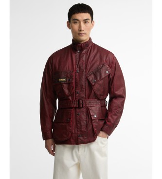 Barbour Chaqueta Distressed 90th Anniversary burdeos