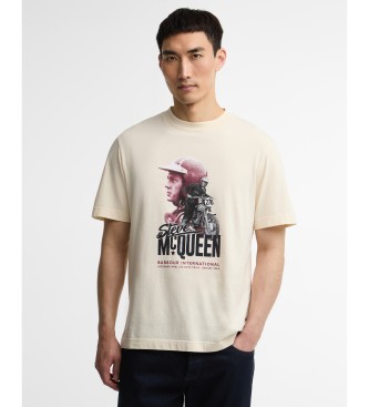 Barbour Camiseta SMQ Rainey blanco roto