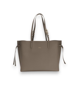 Furla för kvinnor. WB02001-BX4329 Stor grå Ava-väska i läder (OSFA), Casual, Hud