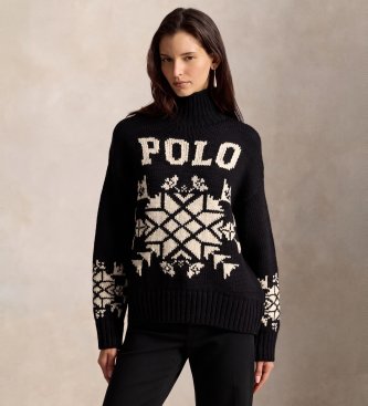 Polo Ralph Lauren rullkragströja i ull dam – bild 3